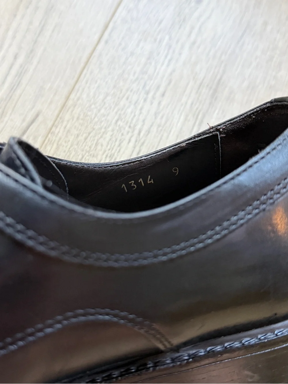 To Boot New York Adam Derrick leather apron toe derby shoes size 9